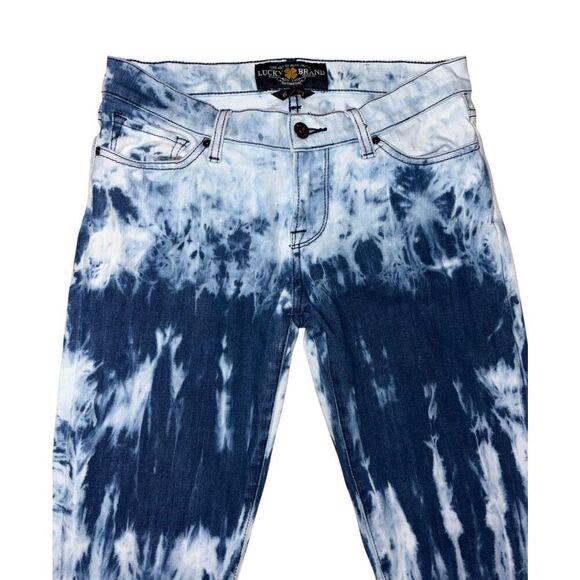 Lucky Brand To Dye For Indigo Denim Leggings - Picture 2 of 7